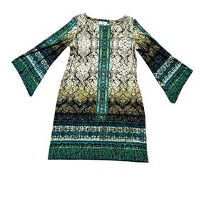 Soho Apparel Dress 3/4 length flared sleeve Size Large Slip on Bundle & Save